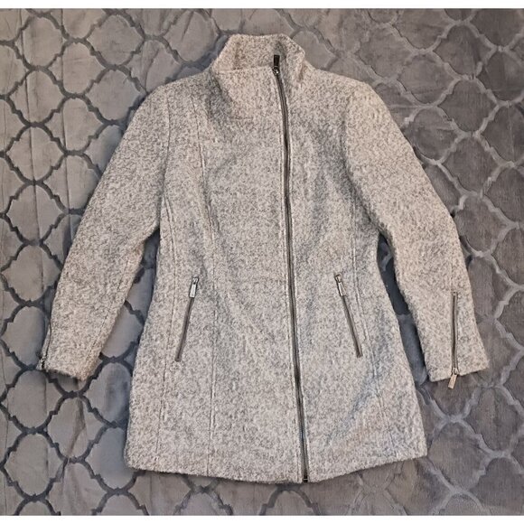Calvin Klein Other - Calvin Klein Women's Asymmetrical Wool Coat Light Grey/NWT, Size M